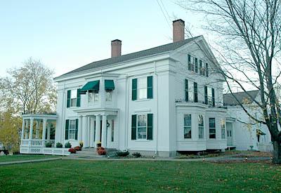  Alden House, an historic 1840 Greek Revival Home, Belfast, Maine