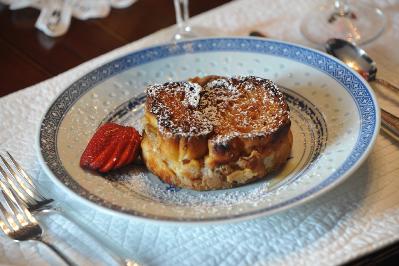 Baked Anjou Pear French Toast