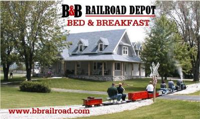 B&B Railroad Depot Bed and Breakfast, Oregon, Ohio, Pet Friendly