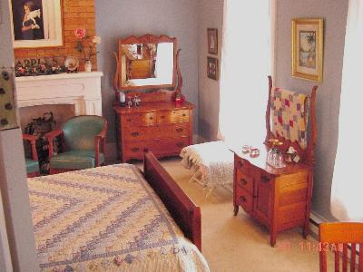 First Farm Inn's uncluttered guest rooms are furnished with period antiques.