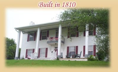 Historic Pinhook Plantation House Bed & Breakfast, Calhoun, Tennessee, Pet Friendly, Romantic