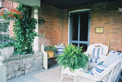 The verandah at Jordan House is great place to soak in the summer breezes