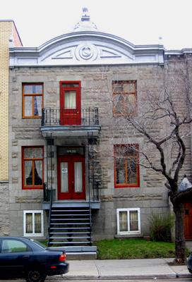 a 1870's home in the heart of Montreal's Plateau Mont-Royal.