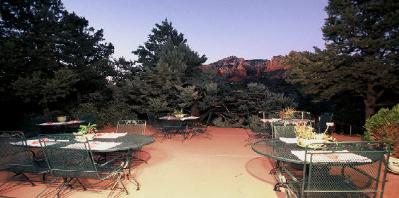 Eat breakfast in the red rocks on our patio