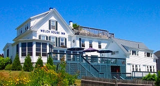 Harbor view of the Welch House