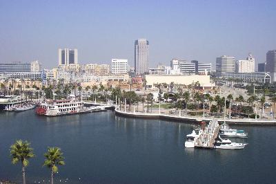 Dockside Boat and Bed - Rainbow Harbor, Long Beach, California